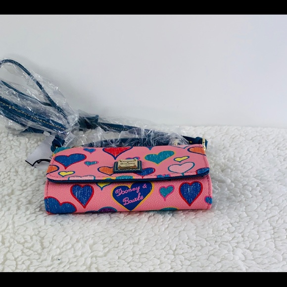 Dooney & Bourke Hearts Mimi Crossbody Bag New - Picture 5 of 8